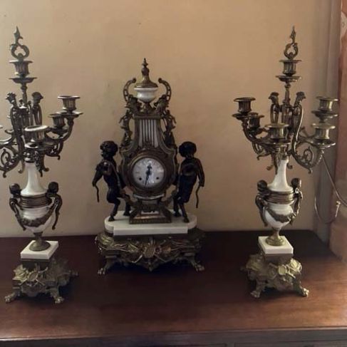 Ensemble garniture de cheminée