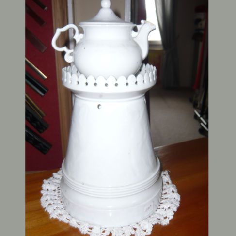 Tisanière montée en lampe